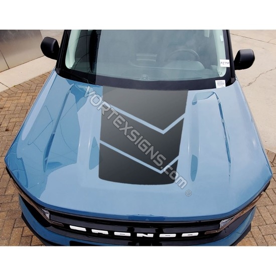 SALE! Vinyl Hood Accents Ford Bronco Sport stickers online - 10% OFF