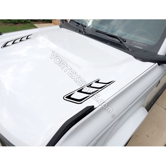 Hood Stripes decal sticker graphics for Ford Bronco