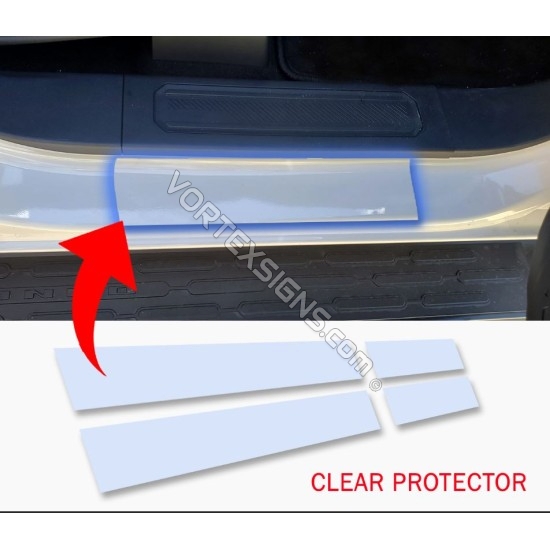 Ford Bronco door sill scuff marks paint protector film PPF