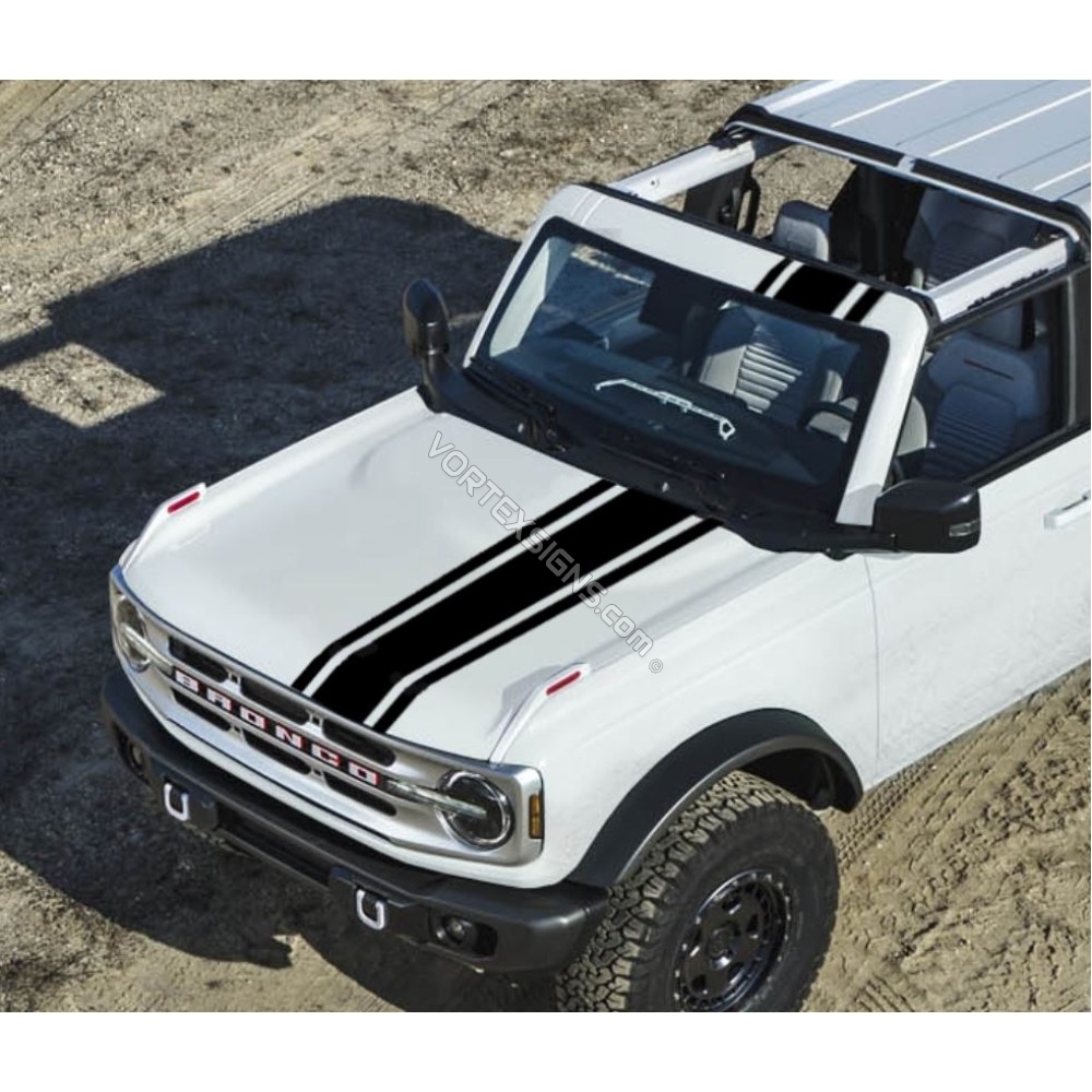 Ford Bronco Body Stripe Kit Graphics Decal 2813