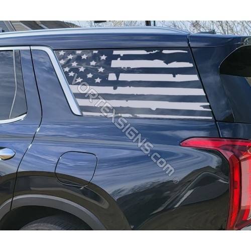 Amercian Flag Vinyl decal for Hyundai Palisade window