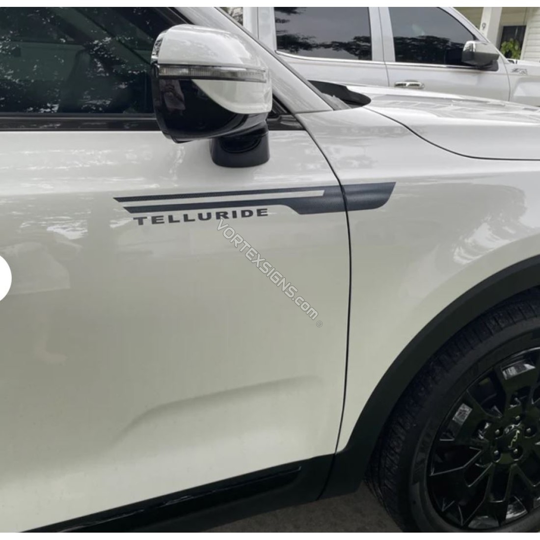 Kia Telluride Fender accent decal sticker