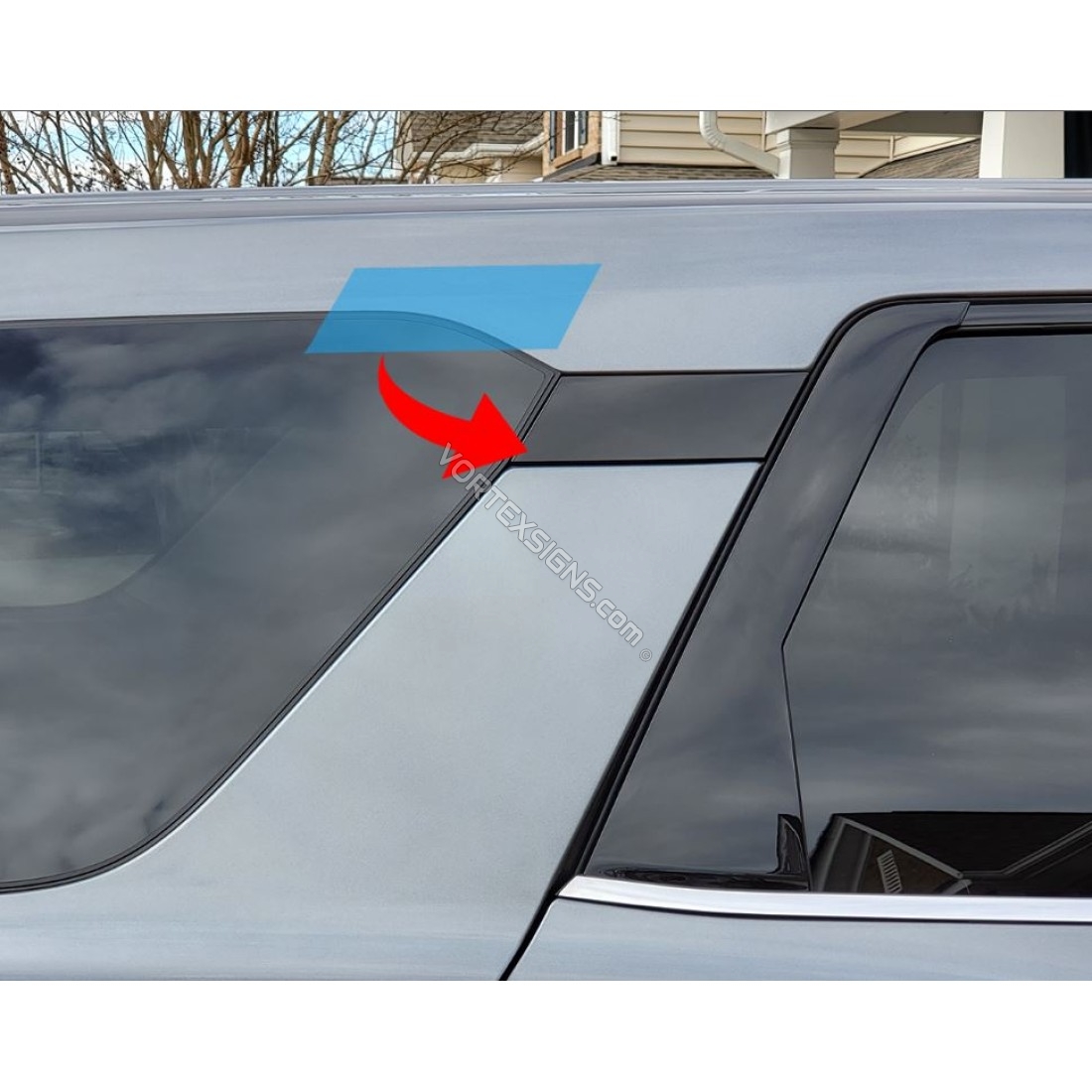 Gloss door trim Protection film for 2022 Nissan Pathfinder