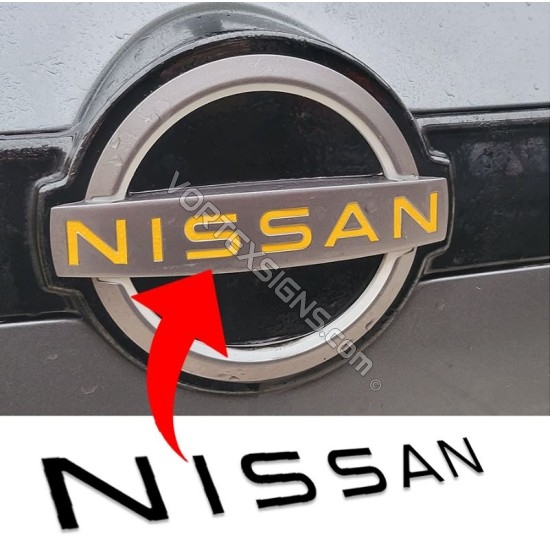 Vinyl Letters logo inlays decal for 2022 Nissan Pathfinder