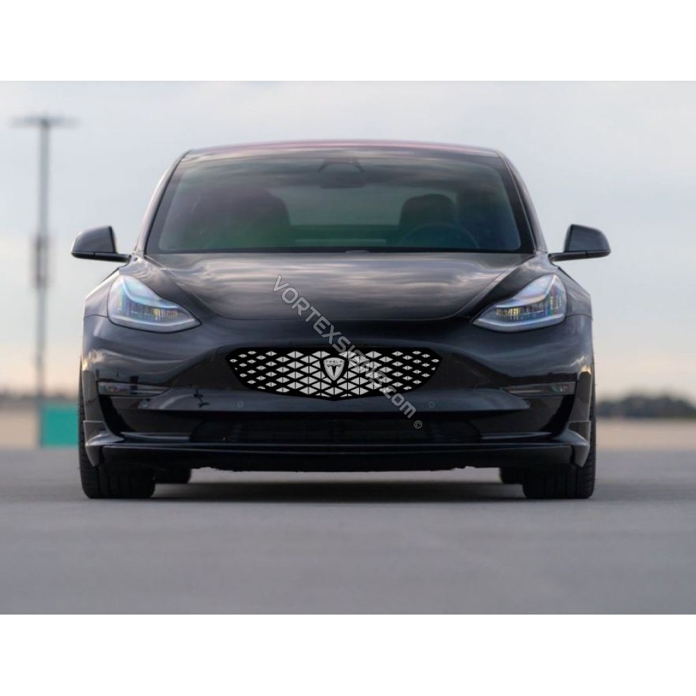 Tesla Model Y Model 3 bumper grille decal M style